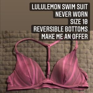 Lululemon reversible bottoms bathing suit
